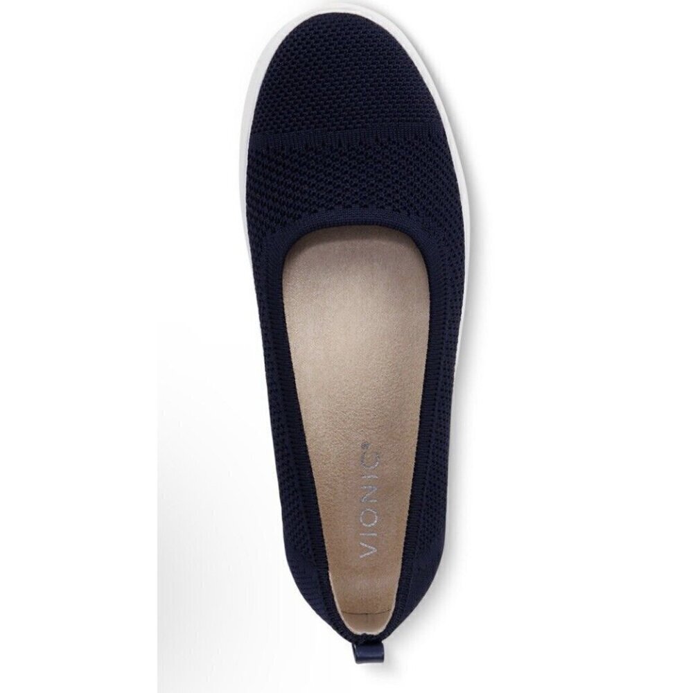 Vionic Uptown Slimmer Knit Womens 5 Navy Blue Arch Support New - Picture 7 of 10